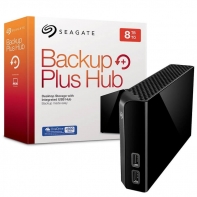 купить Внешний HDD Seagate 8Tb Backup Plus Hub STEL8000200 3,5* USB3.1 Черный Пластик. 2xUSB3.0  в Алматы фото 2