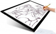 купить Графический планшет, Huion, A2, Cветодиодный, Проводной, Рабочая область 320*520 мм. (12,5*х20,4*), Чёрный в Алматы фото 3