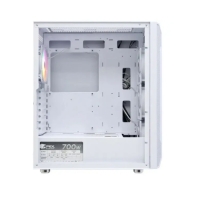 купить Case ATX midi tower APEX, 3701 white, 1*120mm ARGB + 3*120mm white + ARGB fan hub + RC, 700W в Алматы фото 2
