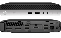 купить ПК HP  Prodesk 400 G4  DM / 400G4DM / i5-8500T / 8GB / 256GB M.2 PCIe NVMe / DOS / 1yw / USB  Slim kbd / mouseUSB / Stand / Sea and Rail / No 3rd Port в Алматы фото 2