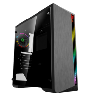 купить Корпус ПК без БП GameMax Shine G517 <ATX, 1x120mm RGB, USB 2.0х2, USB3.0х1, HD Audio, 458х206х456mm> в Алматы фото 1