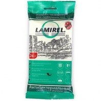 купить Антибактериальные универсальные чистящие салфетки Lamirel для поверхностей, 24 шт, еврослот, мягкая  в Алматы фото 1