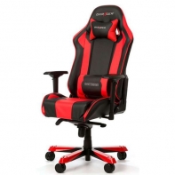 купить Игровое компьютерное кресло, DX Racer,  OH/KS06/NR, ПУ экокожа, Вид наполнителя: губчатая пена высокой плотности (54 кг/м?), Металлическая основа кресла, Механизм качания: топ-ган, Прорезиненные колеса в комплектации, Черный-красный в Алматы фото 2