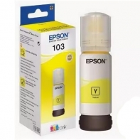 купить Чернила Epson C13T00S44A 103 EcoTank для L3100/L3101/L3110/L3150  жёлтый в Алматы фото 1