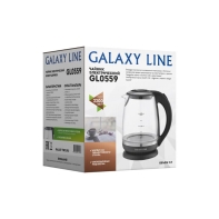 купить Чайник электрический GALAXY LINE GL0559, 2200Вт, Объем 2 л, 220В/50Гц Термостойкое стекло в Алматы фото 3