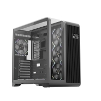 Купить Корпус 1Stplayer RT7, Midi Tower, ATX, m-ITX, Black, 2x3.5*/3x2.5*, 2xUSB3.0, USB-C, LCD в Алматы