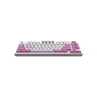 купить Игровая Клавиатура MSI FORGE GK600 TKL W VIOLET RU, Механическая/WIFI/BT/USB2.0/RGB/83кл./1.8м Белая в Алматы фото 2