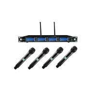 Купить Комплект из 4-х беспроводных микрофонов MARK MR 4200/1, 4x200 каналов Алматы