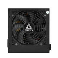 купить Блок питания Montech  750W, APX 750W, Non Modular, ATX, 80+ WHITE, КПД 90%, Fan 120mm, Черный в Алматы фото 2