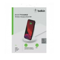 купить Беспроводное зарядное устройство Belkin Stand Wireless Charging Qi 15W White в Алматы фото 2