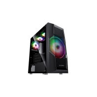 Купить Корпус 2E GAMING TURBO (G2057B) MidT,2xUSB2.0,1xUSB3.0,1x2003x120ARGB, стекло (боковая(2E-E190-3U) Алматы