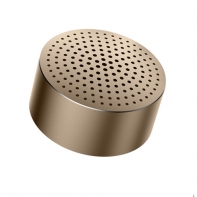 купить Колонка, Xiaomi, LittleAudio FXR4039CN, Портативные, Bluetooth V4,0, Порт micro-USB, RMS 2W, Время воспроизведения до 4 часов, Литий-ионная батарея, Размер 52*52*25 мм., Золотой в Алматы фото 1