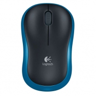 купить Мышь беспроводная Logitech M185 Blue (синяя, оптическая, 1000dpi, 2.4 GHz/USB-ресивер) в Алматы фото 2