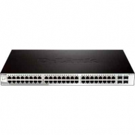 купить D-Link	Коммутатор	DGS-1210-52P/ME/B1A	Управляемый коммутатор 2 уровня с 48 портами 10/100/1000Base-T и 4 портами 1000Base-X SFP (порты 1 – 8 с поддержкой PoE 802.3af/802.3at (30 Вт), порты 9 – 24 с поддержкой PoE 802.3af (15,4 Вт), PoE-бюджет 193 Вт) в Алматы фото 2