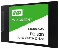 купить Твердотельный накопитель 120GB SSD WD WDS120G2G0A Серия GREEN 2.5” SATA3 R545Mb/s Толщина 7мм. Время работы на отказ 1 000 000 часов. Для повседневных задач. Бесшумный, энергоэффективный, с малым тепловыделением!                                       в Алматы фото 1