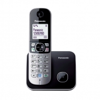 купить Радиотелефон PANASONIC KX-TG6821 (CAB) Черный. АОН, Caller ID (журнал на 50 вызовов), Цифровой автоответчик (до 30 мин), Функция резервного питания.                                                                                                       в Алматы фото 1