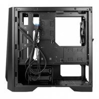 купить Компьютерный корпус DP301M Dark Phantom, tempered glass, black,1 FAN,MATX mini tower (w/o PSU) в Алматы фото 3