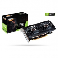 купить 6GB RTX 2060 GDDR6 192-bit 1365/1680 MHz, HDMI, 3DP, PCIe3.0x16, Inno3D RTX2060 TWIN X2 (N20602-06D6-1710VA15L) 8-pin, 2Fan, 220 мм, 2 слота в Алматы фото 1