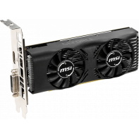 купить Видеокарта MSI GeForce GTX1650, 4Gb GDDR5 128bit 1xDVI-D 1xHDMI GTX 1650 4GT LP OC в Алматы фото 2
