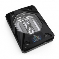 купить Водоблок для CPU Bykski CPU-RAY-ON-M <AMD AM4 Black, с цифровым дисплеем температуры> в Алматы фото 1