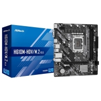 купить Материнская плата ASRock H610M-HDV/M.2 R2.0 LGA1700 2xDDR4 4xSATA M.2 D-Sub HDMI DP mATX в Алматы фото 2