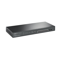 купить Коммутатор PoE+ управляемый 2.5 GbE 8-портовый Tp-Link SG3210XHP-M2 <JetStream&trade; 8 портов 2.5GBASE-T 802.3af/at (max 30W на порт) 2 SFP+ Slots 10Gbps, коммутационная матрица 80 Гбит/с, консольный порт управления, бюджет мощности PoE 240W, интеграция с в Алматы фото 2