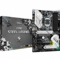 купить Материнская плата ASRock Z490 STEEL LEGEND LGA1200 4xDDR4 6xSATA RAID 2xUM.2 HDMI DP ATX в Алматы фото 1