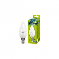 Купить Эл. лампа светодиодная, Ergolux, LED-C35-7W-E14-6K, Свеча, Мощность 7Вт, Тип колбы C35, Цвет. температура 6500К, Цоколь E14, Дневной Алматы