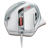 купить Оптическая мышка Genius DeathTaker, White Edition, 9-Button, 55 Macros, 100~5700 dpi, Weight-in, 31040001101 в Алматы фото 3