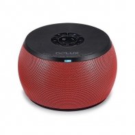 купить Колонки, Delux, DLS-Q12BR, Портативные, Bluetooth, AUX, Порт mini-USB, Поддержка *hands-free*, RMS 3W*2, Красный в Алматы фото 1