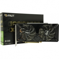купить Видеокарта, PALIT, RTX2060 SUPER GP OC 8G (4710562241075), NE6206SS19P2-1062A, GDDR6, 256bit, 3*DP, HDMI, Цветная коробка в Алматы фото 1