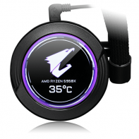 купить Жидкостное охлаждение AORUS WATERFORCE X280, 2x140mm ARGB Fan, 800-2500rpm, LCD Display в Алматы фото 3