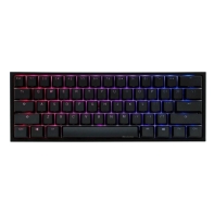 купить Клавиатура Ducky One 2 Mini, Cherry Silent Red, RGB LED, UA/RU, Black-White в Алматы фото 1