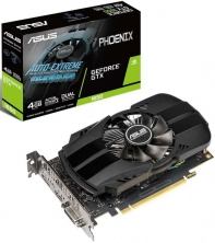 купить Видеокарта ASUS GeForce GTX1650 4Gb GDDR5 128bit 1xDVI 1xHDMI 1xDP HDCP PH-GTX1650-4G в Алматы фото 1
