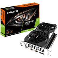 купить Видеокарта, Gigabyte, GTX1650 OC 4G (GV-N1650OC-4GD), GDDR5, 128bit, HDMI, DP, Windforce 2X Fan, Цветная коробка в Алматы фото 1