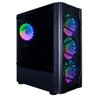 купить Компьютерный корпус 1STPLAYER D4 Black Без Б/П D4-BK-1F5M-3F5S в Алматы