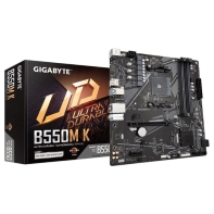 Купить Материнская плата GIGABYTE B550M K, AM4, B550, DP+HDMI, 4SATA, 4DDR4, MATX Алматы