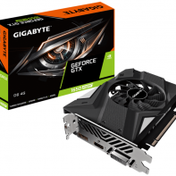 купить Видеокарта, Gigabyte, GTX1650 SUPER D6 4G (GV-N165SD6-4GD) 889523021170, GDDR6, 128bit, HDMI, DVI-D, DP, Fan, Цветная коробка в Алматы фото 1