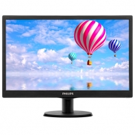 купить Монитор, PHILIPS, 203V5LSB26/62/10, 19.5*, TN-матрица, VGA, LED, 200 кд/м2, 600:1, 10М:1, частота отклика 5мс, угол обзора (гор/верт) 90/50, 1600х900, 75Гц, Чёрный в Алматы фото 1