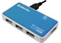 купить Разветвитель Defender Quadro Power USB2.0, 4 порта HUB, блок питания 2A в Алматы фото 1