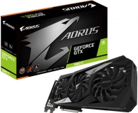 купить Видеокарта Gigabyte GTX 1660 Ti, GV-N166TAORUS-6GD, 6GB GDDR6 192bit, Windforce 3xFan, 3xDP, HDMI BOX в Алматы фото 1