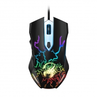 купить Компьютерная мышь, Genius, Scorpion Spear, RGB, Игровая, Оптическая 800-2000dpi, Проводная 1,8м, USB, Черная в Алматы фото 2
