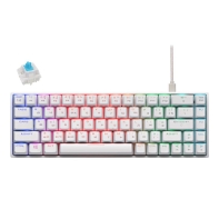 купить Клавиатура игровая 2E GAMING KG380 RGB 68key Gateron Blue Switch BT/USB White в Алматы фото 1