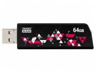 купить USB-ФЛЕШ-НАКОПИТЕЛЬ 64Gb GOODRAM UCL3 USB 3.0 UCL3-0640K0R11 BLACK в Алматы фото 2