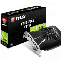 купить Видеокарта MSI GeForce GT1030 AERO ITX 2GD4 OCV1 2Gb DDR4 64bit DVI HDMI в Алматы фото 1