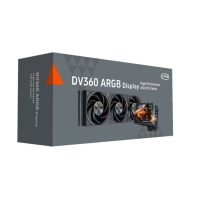 купить Водяное охлаждение для CPU PCCooler DV360 ARGB Display BK TDP 300W 1200/1700/1851/AM4/AM5 Черный в Алматы фото 3