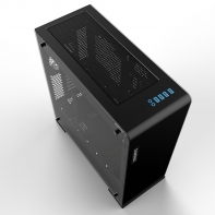 купить Корпус Gamemax M909 Vega Black Tempered Glass (RGB Fan + Logo + PSU strip cover Included) ATX 5*5,25 4*3,5 4*2,5 7слот VGA445мм CPU170мм Сталь1,7мм (210мм 516мм 491мм (ШxВxД)) (Передняя панель: 2xUSB2.0 + 2xUSB3.0 / наушники + микрофон (HD)) в Алматы фото 3