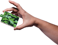 купить Внешний твердотельный накопитель Seagate One Touch SSD Special Edition STJE500407 500ГБ  2.5* USB 3.0 Camo Green в Алматы фото 3