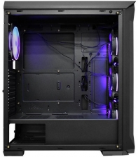 купить Компьютерный корпус APEX-Tank3  ARGB, tempered glass, black, 4 case FANs, MATX midi tower (w/o PSU) в Алматы фото 2