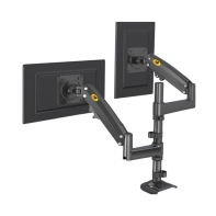 купить Крепление настольное NB H180 с газлифтом для 2х дисплеев 17"-27(35)", 2-9кг, VESA:75-100, черное в Алматы фото 2